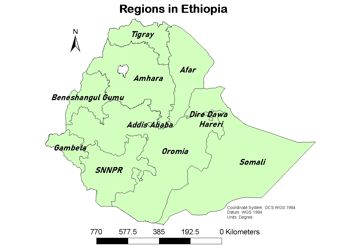 Ethiopia Map